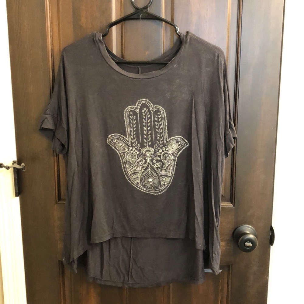 American Eagle Oversized Hamsa Tee